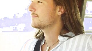 Jock barebacked and spitroasted after having his dick sucked