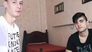 For money and fun young gay Latinos are breeding and blowing