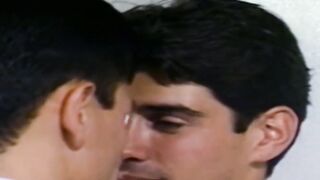 Strong classic homo ass beat after throat fucking