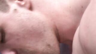 Jock employe has bareback sex with his boss in the office