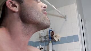 Stepdaddys big dick slips inside of stepsons tight lil hole