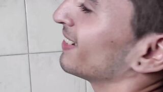 Wild jock bareback pounding straight Latino gay after BJ