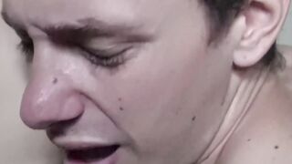 Straight guy turned into gay after sucking dick and raw sex