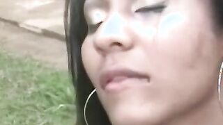Brown Tranny Threeway
