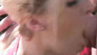 Alluring fairhaired MILF Lacey Starr in a family trio
