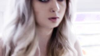 Gorgeous 19yo Lexi Lore bouncing on massive hard cock