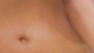 Pretty ebony teen Nia Nacci earns sticky cumshot after sex