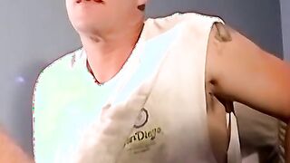 All he has to do is lie down and enjoy the pleasures