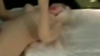 Naughty stud fucks blowup doll in masturbation solo