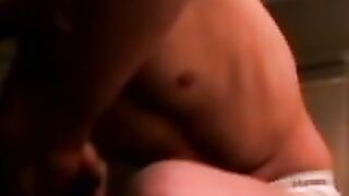 Naughty stud fucks blowup doll in masturbation solo