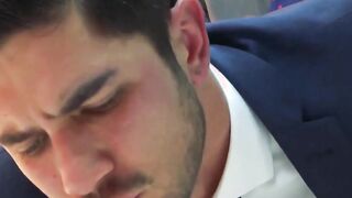 hunky entrepreneur Dato Foland flexing his sexuality while in office