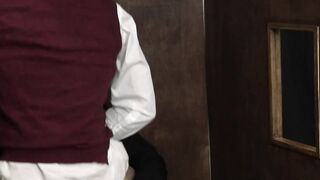 Aspiring blonde priest confesses his impure sexual deeds
