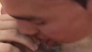 Young Latino teases his partner with toys before barebacking