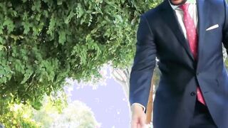 Executive impaled on massive cock and analrammed hardcore