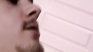 Kinky guys are tired of sucking dicks and invite babe over