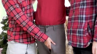 Stepfather Brody Kaymans twinkling stepsons friend in three ways
