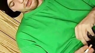 Chainsmoking handsome dude loves deep anal pounding