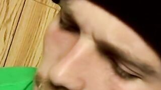 Chainsmoking handsome dude loves deep anal pounding
