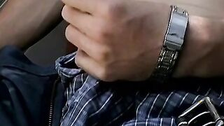 Seductive smoking twink embarks on a sexual journey