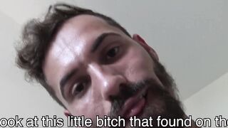 Straight turned gay cums from riding hard big dick in POV