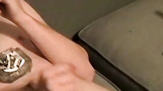 Smoking Twink threesome ecstasy full of anal and throatfucks