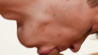 Handsome twink Joel Vargas rammed wrestling buddy Dom Ully after blowjob