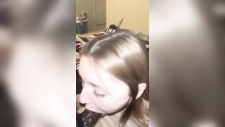 Teen Beauty Sloppy BBC Blowjob