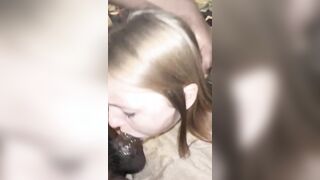 Teen Beauty Sloppy BBC Blowjob
