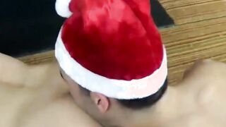 Charming gay has his dick sucked and his butt beat balls profound