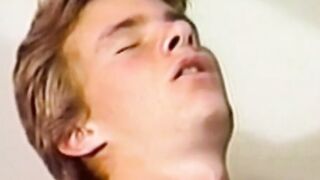 Exemplary gay pornography with attractive guys banging in the kitchen