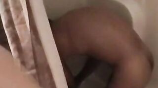 Good looking white dude shaves his cock for his friend