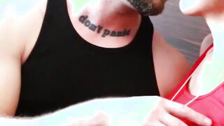 Bearded hunk anal fucked by cute Asian Tranny Venus Lux