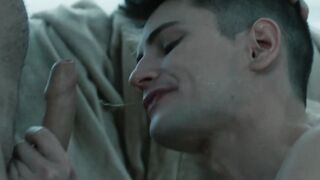 Deep throat mail carrier anal fucked