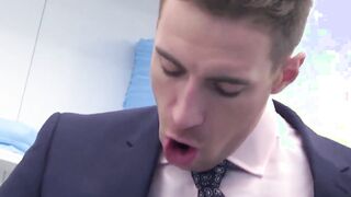 Gorgeous Kayden Gray is a hardass driller who follows BJ in a suit