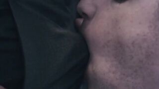 sexy jock Stretching Thyle Knoxxs ass by hanging his father bareback