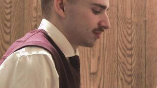 Desperate seminarian pretends to be apriest for free fuck