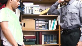 BBC cop mouth fucks gay shoplifting suspect hard and rough
