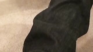 Hottest thug amateur strokes hairy cock in cumshot solo