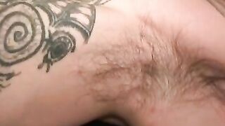 Hottest thug amateur strokes hairy cock in cumshot solo