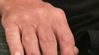 Amateur stud strokes his stiff dick and shoots a load of cum
