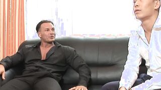 Blonde Eurobabe creampied after hardcore double penetration