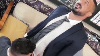 Damon Heart and Marco Napoli coworkers getting into a heated argument