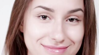 Angelina S an allnatural brunette teases with her naked body