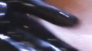 The Dyke succubus in latex Tiffany Taylor struts her stuff