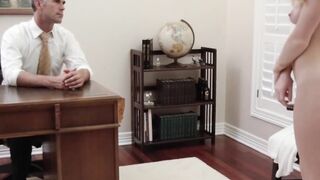 Mormon adolescent intrigues senior with hot body and pussy play