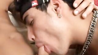 Cocksucking gay Brazilian beat balls profound and badtothebone