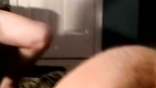 He gets turned on by his hairy friend and starts wanking