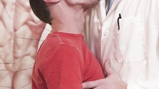 Kinky hunk Dr Wolf bangs young Joshua Oaks during prostate examination