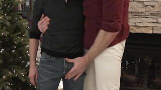 Dr Wolf gets mind boggling christmas blowjob from step son Joshua Oaks