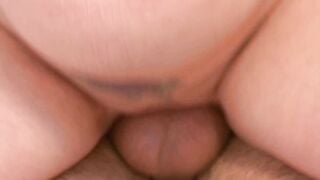 German blonde older housewife with glasses banged! inside kitchen